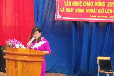Giao lưu văn nghệ và hoạt động NGLL chào mừng ngày Nhà giáo Việt Nam 20-11 năm học 2017 – 2018