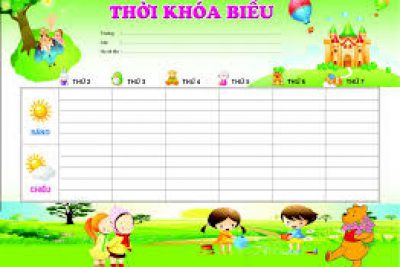 Thời khóa biểu năm học 2018-2019