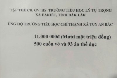 🌻 NHỮNG TẤM LÒNG VÀNG CỦA THẦY TRÒ TRƯỜNG TIỂU HỌC LÝ TỰ TRỌNG 🌻  ​”Thương người như thể thương thân” ❤️ Hưởng ứng lời kêu gọi chung tay ủng hộ đồng bào vùng bão lũ.