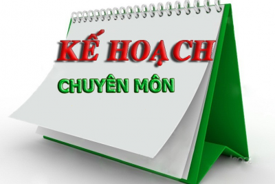 Kế Hoạch chuyên môn năm học 2018-2019