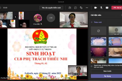 Hoạt động của  CLB “Phụ trách thiếu nhi”