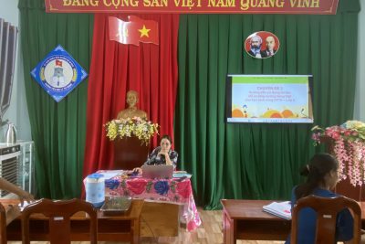 SINH HOẠT TỔ CHUYÊN MÔN THEO HƯỚNG NGHIÊN CỨU BÀI HỌC
